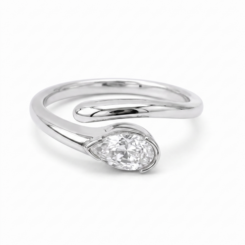 Twist-Pear-Solitaire-Ring