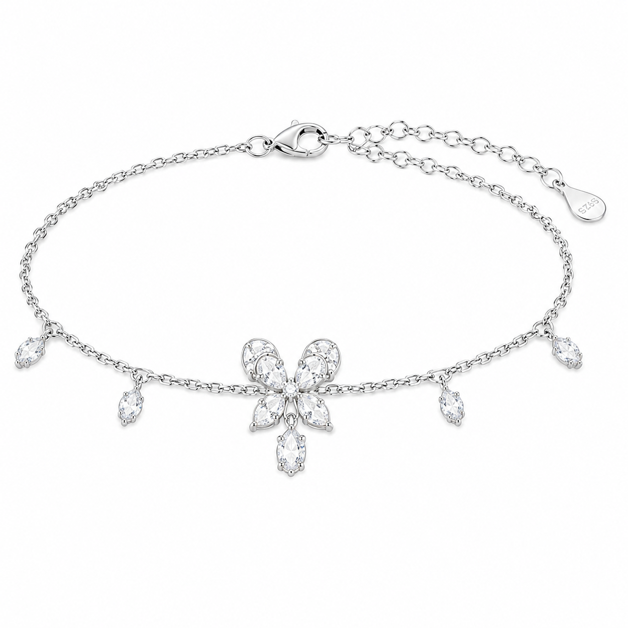 butterfly-CZ-micro-bracelet
