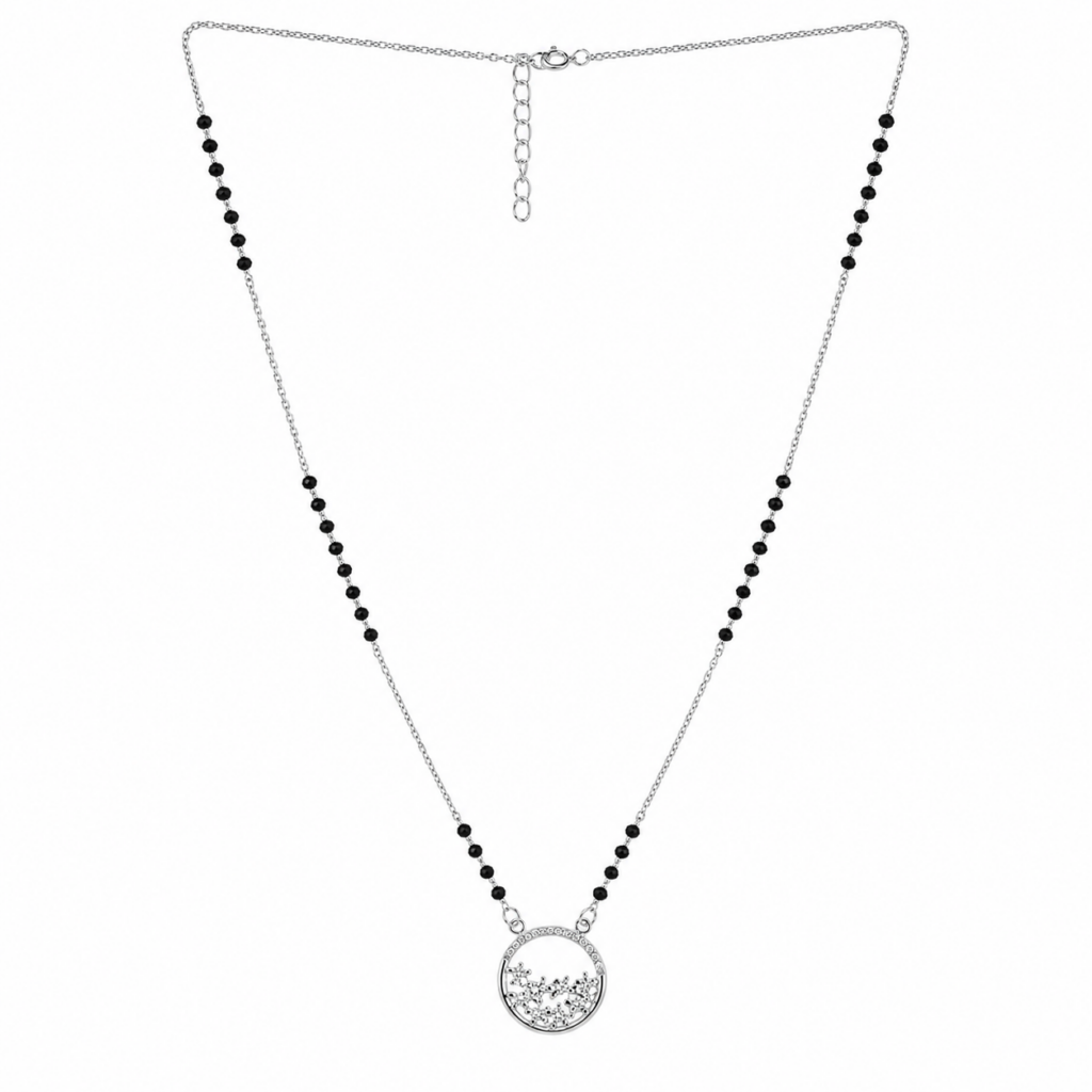 fower-bunch-CZ-black-bead-mangalsutra