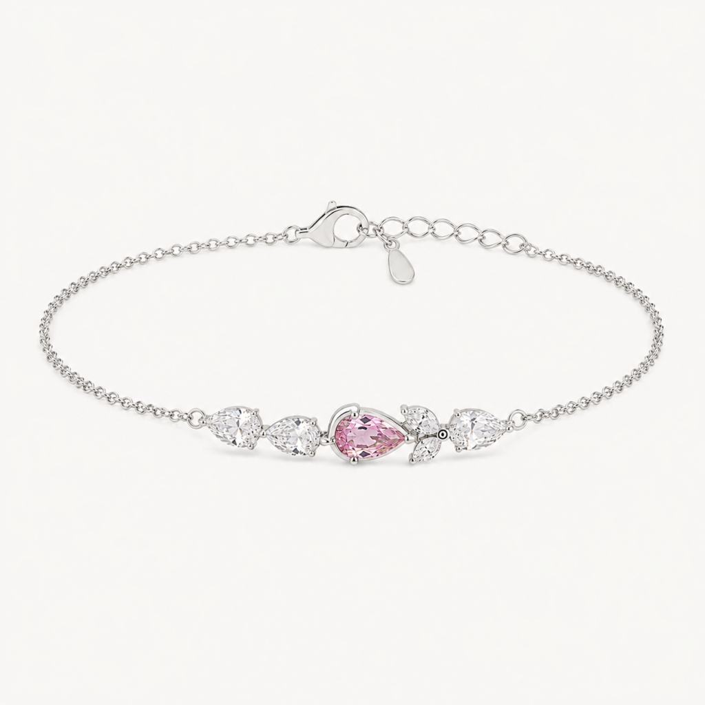 pink-drop-CZ-bracelet