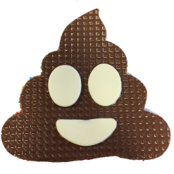 chocolate freckle emoji poo