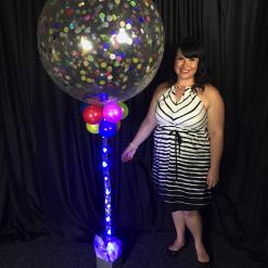 Jumbo Sparkle Confetti balloon 3
