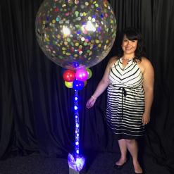 Jumbo Sparkle Confetti balloon 4