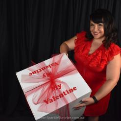 My Valentine balloon in a box