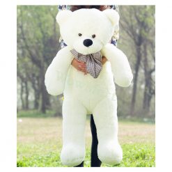 Jumbo White Teddy 1 metre