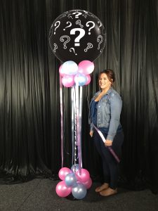 Gender Reveal Balloon Column