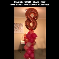 SINGLE FOIL BALLOON NUMBER