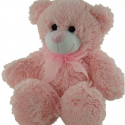 large 36cm pink teddy bear
