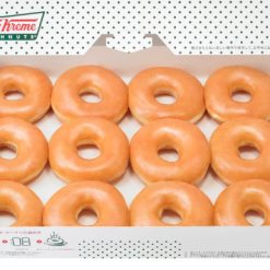 12 original glazed doughnuts