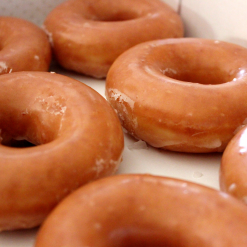 6 original glazed doughnuts