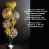 Golden Mum balloon bouquet