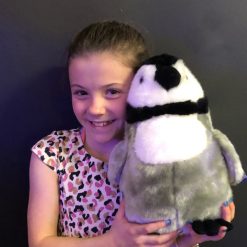 fluffy penguin soft toy
