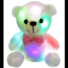 white light up teddy bear 25cm