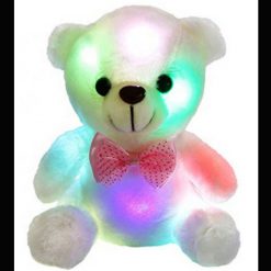 white light up teddy bear 25cm