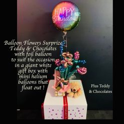 balloon flower surprize teddy chocolates 2