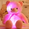 pink light up teddy bear 25cm