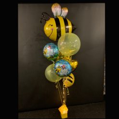 Bee Well helium balloon bouquet