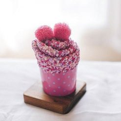 Pink cupcake socks
